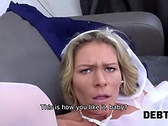 Blondine, Braut, Gehörnter ehemann, Tschechisch, Selbstgemacht, Geld, Pov, Rau