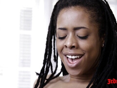 Blond, Bruinharig, Zwart, Lesbisch, Likken, Natuurlijke tieten, Doordringend, Kut duiken