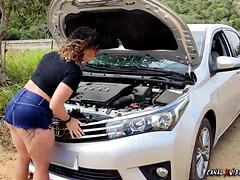 Минет, Брюнетки, Семяизвержение, Член, Хд, Милф, От первого лица, На публике