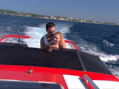 Yasmine Gold Takes a tan island man's load on her face after raw sex