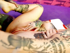 Verga grande, Rubia, Mamada, Polla, Sexo duro, Hd, Tatuaje, Tetas