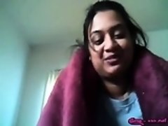 素人, ぽっちゃり, インド人, 一人, ウェブカメラ