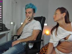 Leie, Blasen, Paar, Handjob, Netzkamera