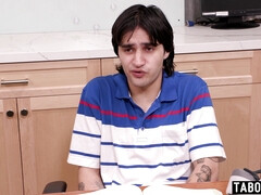 Sucer une bite, Gorge profonde, Queue, Hard, Fille latino, Petite femme, Professeur, Nénés