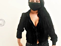 アナル, アラブ, アジア人, 美女, デカパイ, フェラチオ, なめる, オッパイの