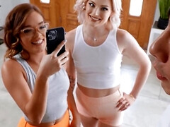 18 jahre, Grosser schwanz, Grosse titten, Blasen, Nahaufnahme, Handjob, Jungendliche (18+), Titten