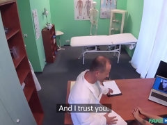 Leie, Blasen, Arzt, Fingern, Krankenschwester, Büro, Muschi, Uniform