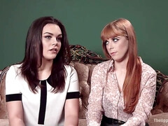 デカ尻, 巨乳な, 熟年, 自然山雀, 赤毛, ストッキング, 三人, オッパイの