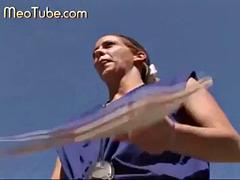 Lesbisch, Lecken, Dusche