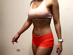 Pijpbeurt, Vriendje, Europees, Vrouw, Huisgemaakt, Orgasme, Russisch, Tiener