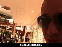 Small teen latina petite teen picked up at mall & screwed