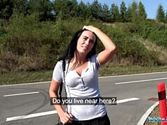 Public Agent Firm assed hottie loved getting fucked outdoors