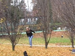 Rubia, Garganta profunda, Besar, Flaco, Adolescente