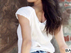 Tir de sperme, Noir ébène, Faciale, Petite femme, Maigrichonne, Adolescente