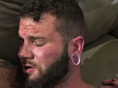 Leie, Tussi, Blasen, Leder, Nylon, Büro, Sekretärin, Ablutschen