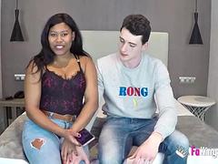 素人, デカパイ, フェラチオ, 茶髪の, ヨーロピアン, 異人種間, ラティーナ, オッパイの