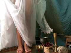 Blasen, Braunhaarige, Kehlenfick, Lecken, Muschi, Titten