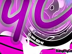 Asiatique, Nana, Brunette brune, Coréenne, Solo, Adolescente, Nénés, Jouets