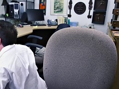 Leie, In den arsch, Arschlecken, Aufs gesicht abspritzen, Schwul, Behaart, Büro