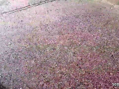 デカパイ, フェラチオ, ドイツ人, ハードコア, 淫乱熟女, 母, オッパイの