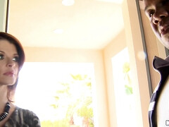 Amateur, Grosse bite, Gros seins, Noire, Attrapée, Maman, Réalité, Nénés