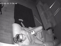 ベビーシッター, 捕まる, 女, 指いじり, オーガズム, オマンコ, バイブレーター, 濡れ