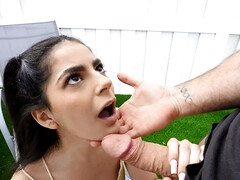Teen with hairy cunt fucked and jizzed in loud cam scenes