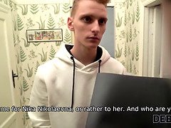 Pijpbeurt, Bruinharig, Oudere vrouw, Handbeurt, Hd, Aftrekken, Realiteit, Zuigen