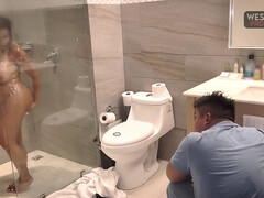 Kinky Latina Kesha Ortega Gets Bare And Humps The Plumber - Ortega Twins