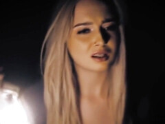 Schönheit, Blondine, Vollbusig, Kehlenfick, Schwanz, Hardcore, Hd, Orgasmus