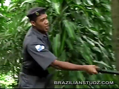 Antonio Bello and Samuel Jacques are enjoying their suck session. Antonio then fucks Samuel and sprays him with warm Latin cum.