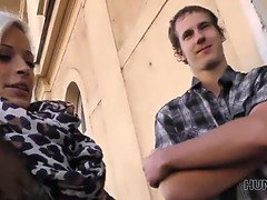 Kont, Blond, Rondborstig, Man die toekijkt, Europees, Hd, Masturbatie, Tiener