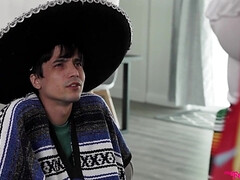 デカパイ, フェラチオ, イく瞬間, イマラチオ, 手コキする, ハードコア, 三人, オッパイの