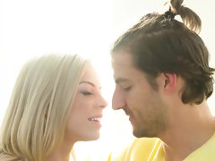 Blonde, Sucer une bite, Érotique, Hard, Léchez, Massage, Se déshabiller, Adolescente