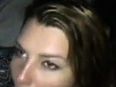 Amateur, Sucer une bite, Brunette brune, Tir de sperme, Pov