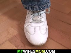 浮気者, チェコ, お婆さん, 毛深い, 熟年, 母, オマンコ, 現実