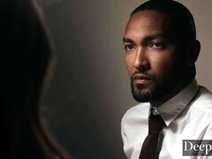 美女, フェラチオ, ボンデージ, 黒人, ハードコア, Hd, お仕置き, 剃毛