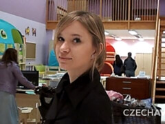 Enthousiasteling, Kont, Blond, Pijpbeurt, Hondjeshouding, Handbeurt, Tiener, Toilet