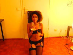 Negro, Mamada, Consolador, Hembra, Fetiche, Hd, Solo, Juguetes