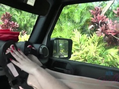 Playa, Despelote, Novia, Pajear, Orgasmo, Al aire libre, Pov, Público
