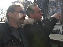 Dutch punk hooker fucking a tourist