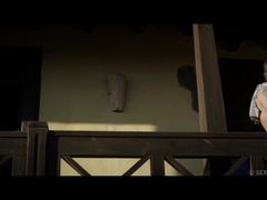 Спальня, Минет, Парочка, Поцелуи, Натуральные, Соски, Сосущие, Тату