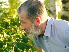 Checa, Papá, Gafas, Abuelo, Hd, Maduro, Al aire libre, Público
