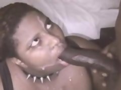 Amateur, Negro, Mamada, Corridas, Ébano, Corridas faciales