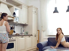 18, フェラチオ, フォアサム, グループ, Hd, お金, 現実, ロシア人