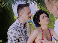 Cul, Gros cul, Sucer une bite, Queue, Hard, Hd, De plein air, Plan cul à trois