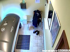 素人, カワイイ, Hd, なめる, オマンコ, 日光浴室, スパイ, のぞき