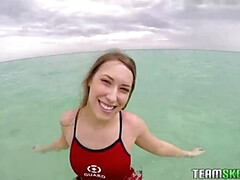 Amateur, Playa, Verga grande, Morena, Hd, Al aire libre, Perforación, Pov