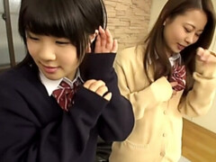 Hd, Japonés, Pov, Adolescente, Trio