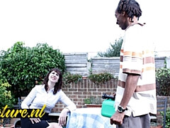 Bruinharig, Hondjeshouding, Hd, Moeder die ik wil neuken, Orgasme, Panty, Openbaar, Rijden